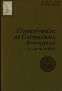 Cover Image: Conservation of Germplasm Resources