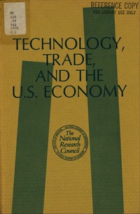 Cover Image: Technology, Trade, and the U.S. Economy