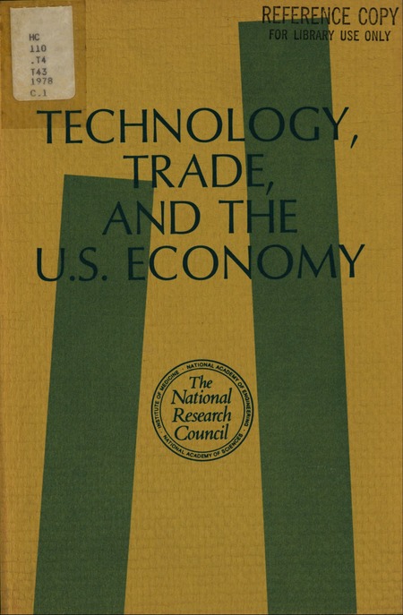 Cover: Technology, Trade, and the U.S. Economy
