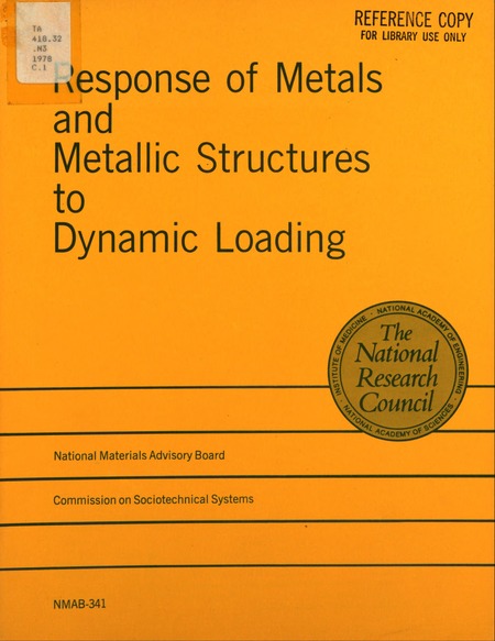 Response of Metals and Metallic Structures to Dynamic Loading