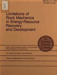 Cover Image: Limitations of Rock Mechanics in Energy-Resource Recovery and Development