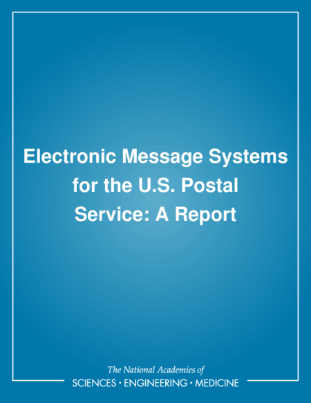 Cover: Electronic Message Systems for the U.S. Postal Service: A Report