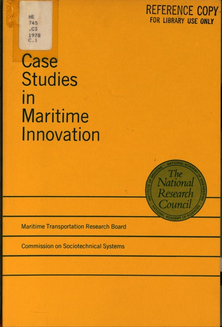 Case Studies in Maritime Innovation