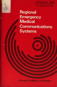 Cover Image: Regional Emergency Medical Communications Systems