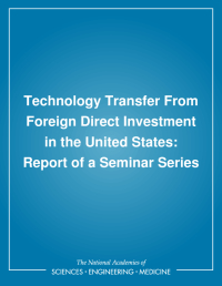 Cover Image:Technology Transfer From Foreign Direct Investment in the United States