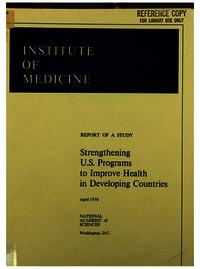 Cover Image: Strengthening U.S. Programs to Improve Health in Developing Countries
