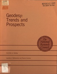 Geodesy: Trends and Prospects