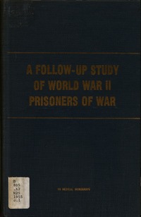 Cover Image: A Follow-Up Study of World War II Prisoners of War