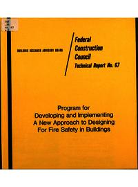 Cover Image: Program for Developing and Implementing a New Approach to Designing for Fire Safety in Buildings