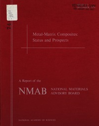 Cover Image: Metal-Matrix Composites