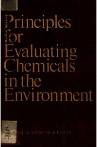 Cover Image: Principles for Evaluating Chemicals in the Environment