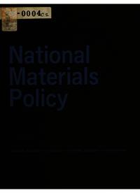 Cover Image: National Materials Policy