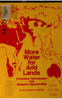 Cover Image: More Water for Arid Lands