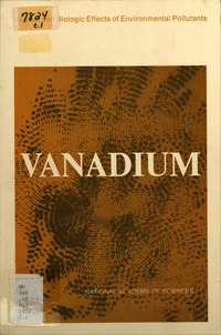 Cover Image: Vanadium