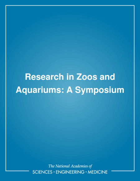 Cover: Research in Zoos and Aquariums: A Symposium