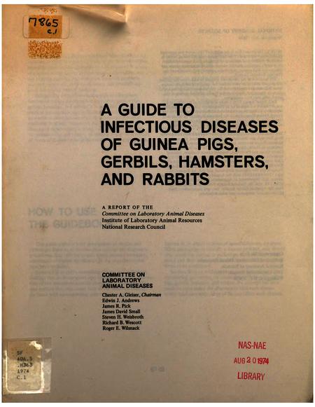 A Guide to Infectious Diseases of Guinea Pigs, Gerbils, Hamsters, and Rabbits