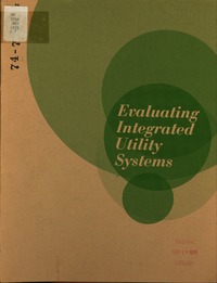 Cover Image: Evaluating Integrated Utility Systems