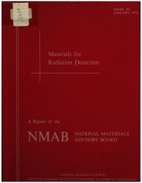 Cover Image: Materials for Radiation Detection