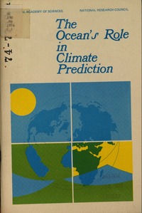 Cover Image: Role of the Ocean in Predicting Climate
