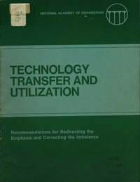 Cover Image: Technology Transfer and Utilization