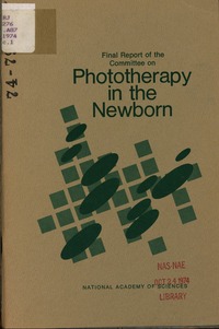 Cover Image:Final Report of the Committee on Phototherapy in the Newborn