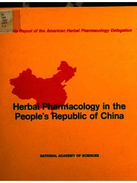 Cover Image: Herbal Pharmacology in the People's Republic of China
