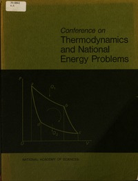 Report of the Conference on Thermodynamics and National Energy Problems
