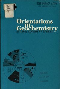 Cover Image: Orientations in Geochemistry