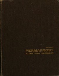 Cover Image: Permafrost International Conference
