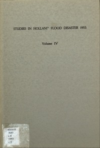 Cover Image: Studies in Holland Flood Disaster 1953