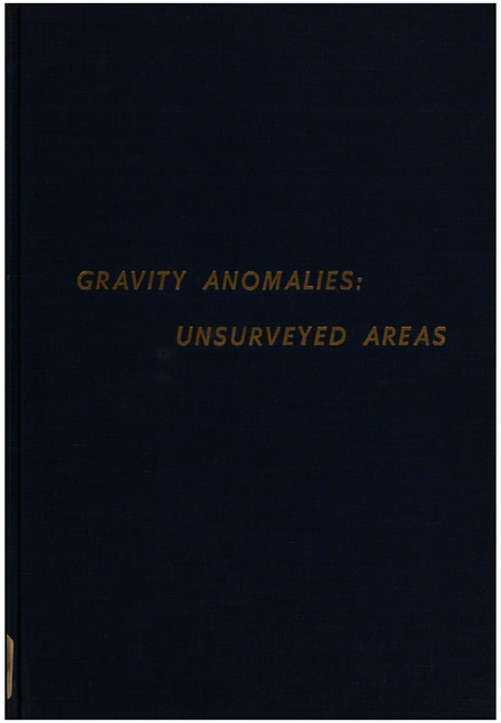 Gravity Anomalies: Unsurveyed Areas