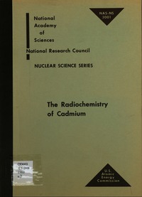 Cover Image: Radiochemistry of Cadmium
