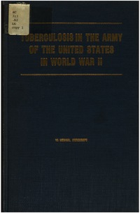 Cover Image:Tuberculosis in the Army of the United States in World War II