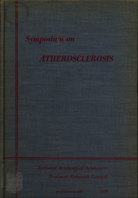 Cover: Symposium on Atherosclerosis