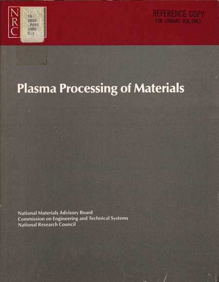 Plasma Processing of Materials