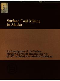Cover Image: Surface Coal Mining in Alaska