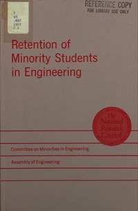 Cover Image: Retention of Minority Students in Engineering