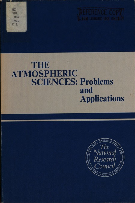 The Atmospheric Sciences: Problems and Applications