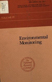 Cover Image: Environmental Monitoring