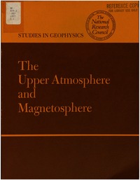 Cover Image: Upper Atmosphere and Magnetosphere