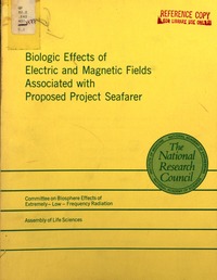 Cover Image: Biologic Effects of Electric and Magnetic Fields Associated With Proposed Project Seafarer: 