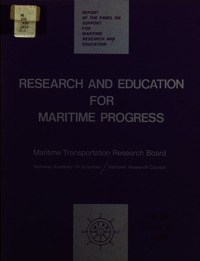 Research and Education for Maritime Progress