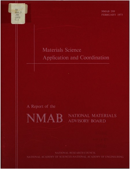Materials Science Application and Coordination