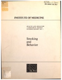 Smoking and Behavior: Summary of an Invitational Conference, September 27-28, 1979, Washington, D.C.