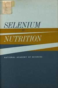 Cover Image:Selenium in Nutrition