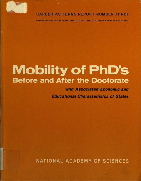 Mobility of PhD's Before and After the Doctorate