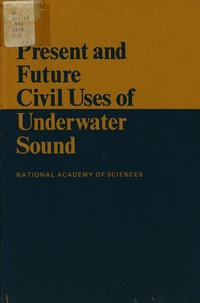 Cover Image: Present and Future Civil Uses of Underwater Sound