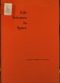 Cover Image:Life Sciences in Space