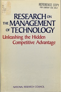 Cover Image: Research on the Management of Technology