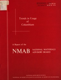Cover Image: Trends in Usage of Columbium